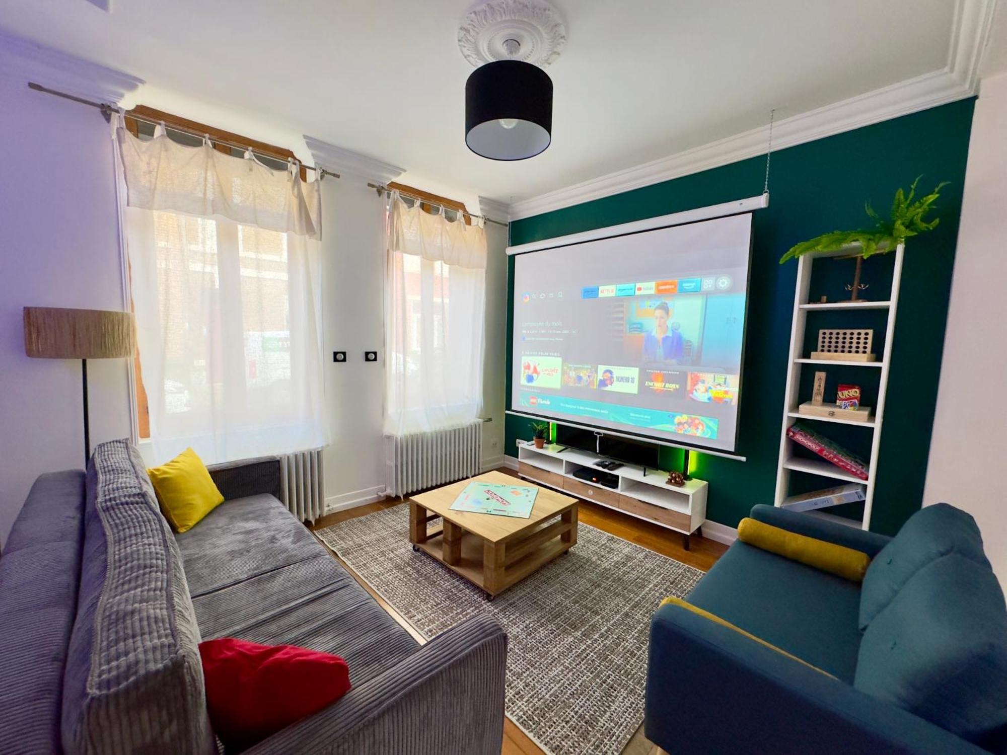 Maison 3Ch - Cinema - Game Room - Parking - Gare Amiens Exterior photo