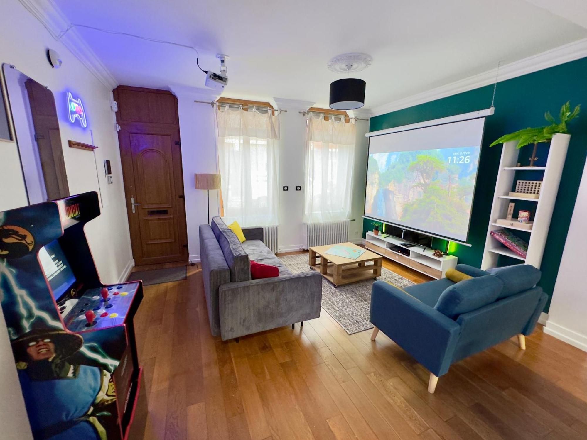 Maison 3Ch - Cinema - Game Room - Parking - Gare Amiens Exterior photo